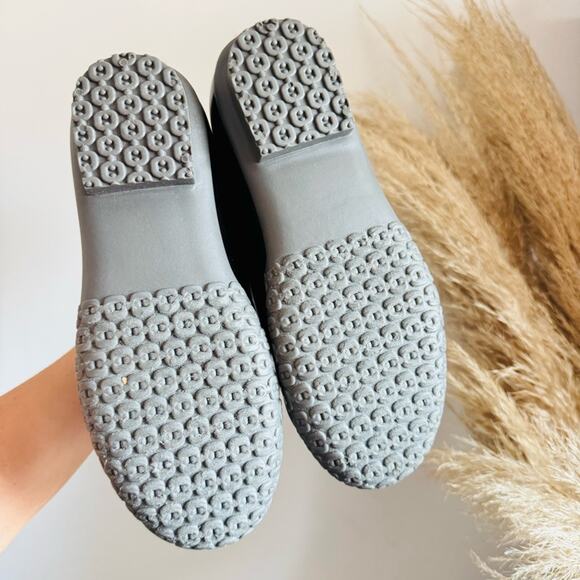 MENS WEATHERPROOF Black Leather Rubber Lace Up Snow Rain Ankle Boot Boots Shoes - Picture 8 of 11